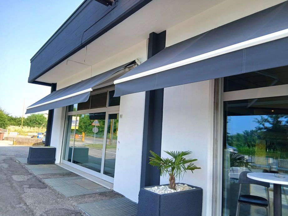 Progetto realizzato tende da sole ristorante - nuova ombra bonus tende da sole